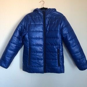 Royal Blue Puffer Jacket